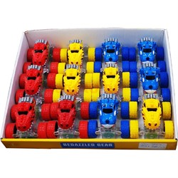 Машинка с динозаврами Bedazzled Gear 7854 иннерционная 12 шт/упаковка - фото 191253