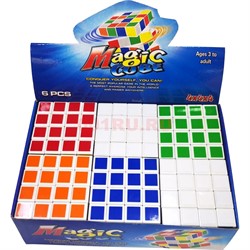 Кубик 4x4 головоломка 60 мм Magic Cube 6 шт/упаковка - фото 191314
