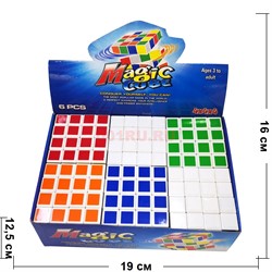 Кубик 4x4 головоломка 60 мм Magic Cube 6 шт/упаковка - фото 191315