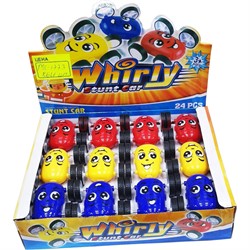 Машинка иннерционная Whirly Stunt Car 24 шт/упаковка - фото 191734