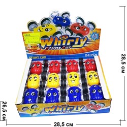 Машинка иннерционная Whirly Stunt Car 24 шт/упаковка - фото 191735