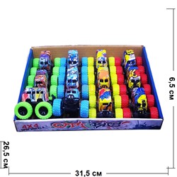 Машинки граффити иннерционные 4x4 Spin Wheels 12 шт/упаковка - фото 191751