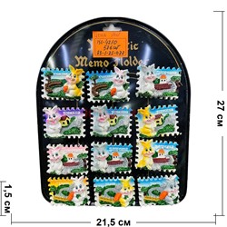 Магниты Кролики (KL-4210) почтовая марка 24 шт/упаковка - фото 192293