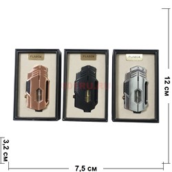 Зажигалка трубочная Flabox газовая с пробойником 2 турбо - фото 193470