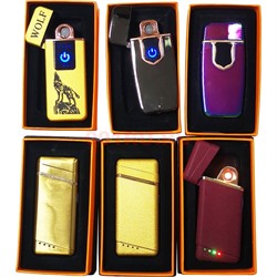 Зажигалка USB спиральная с подсветкой - фото 193660