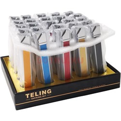 Зажигалка Teling TL-565 металлическая 25 шт/блок - фото 194975