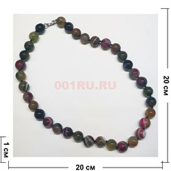Бусы из флюорита 10 мм 45 см - фото 195915
