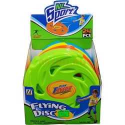 Фрисби Flying Disk (806) пластмассовые 24 шт/упаковка - фото 196112