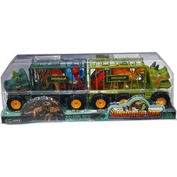 Грузовик набор из 2 шт (405) Dinosaur Car с фигурками динозавров - фото 196481