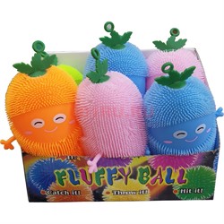 Игрушка ежик светящаяся Fluffy Ball 6 шт/упаковка - фото 196719