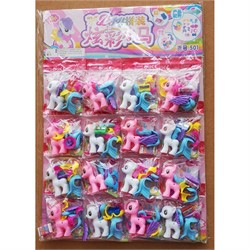 Игрушка на листе Пони Пегасы 16 шт/упаковка - фото 198903