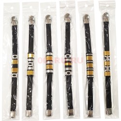 Браслет кожаный (M-197) виды в ассортименте 12 шт/упаковка - фото 199745