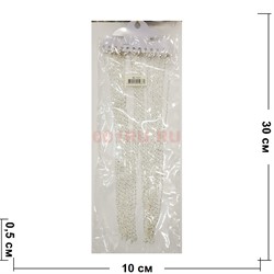Цепочка металлическая (M-121) длина 50 см под серебро 120 шт/блок - фото 199774
