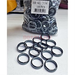 Кольцо из гематита (KL-2134) округлое 100 шт/упаковка - фото 199836