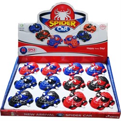 Машинка заводная Spider Car 12 шт/упаковка - фото 201198