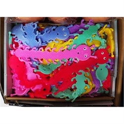 Игрушка силиконовая Гусеница 50 шт/упаковка - фото 202431