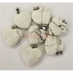 Сердце подвеска 2,5x2,5 см из кахалонга (цена за 1 шт) - фото 202570