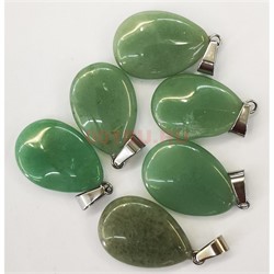 Семечка подвеска 1,5x2,5 см из нефрита (цена за 1 шт) - фото 202654