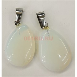 Семечка подвеска 1,5x2,5 см из лунного камня (цена за 1 шт) - фото 202662