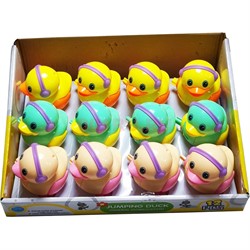 Игрушка заводная Утка Jumping Duck 12 шт/упаковка - фото 203392
