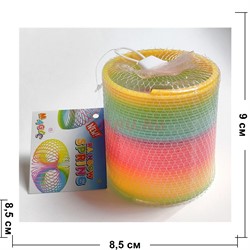 Игрушка пружинка Радуга большая 9x8,5 см - фото 203660