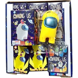 Игрушка пластмассовая Among Us 12 шт/упаковка - фото 204114
