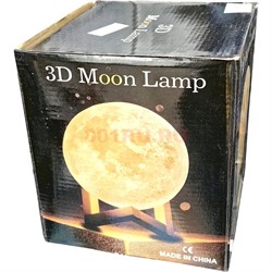 Лампа 3D Moon - фото 204781