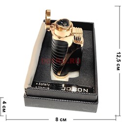 Зажигалка Jobon 3 огня газовая турбированная 4 цвета - фото 205634