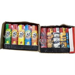 Зажигалка газовая турбо (010) с рисунками 50 шт/упаковка - фото 205652