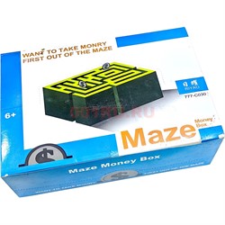 Головоломка Maze с шариком 78 мм 6 шт/упаковка - фото 205670