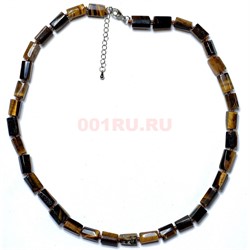 Бусы 45 см 3 глаза (соколиный, тигровый и бычий) - фото 205878
