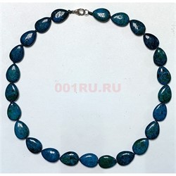 Бусы из хризаколлы «капля 13x19 мм» 45 см длина - фото 207334