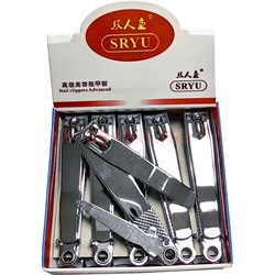 Кусачки для ногтей 74 мм с пилочкой 12 шт/упаковка - фото 207463