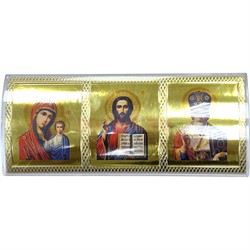 Иконка (KN-G-371) на липучке тройная 12 шт/упаковка - фото 211237