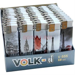 Зажигалка пьезо газовая в ассортименте 50 шт/упаковка - фото 211937