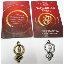 Амулет в кошелек (подвеска) Денежная Змея (504) - фото 212938