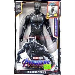 Игрушка герой Marvel звуковая световая Черная Пантера - фото 214313