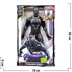 Игрушка герой Marvel звуковая световая Черная Пантера - фото 214314
