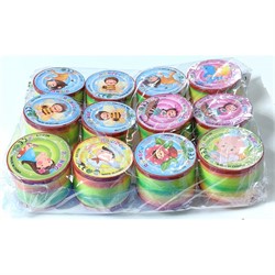 Игрушка Радуга 75 мм диаметр с картинками 12 шт/упаковка - фото 214346