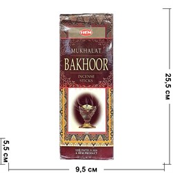 Благовония HEM Mukhalat Bakhoor (Мухалат Бахур) 6шт/уп, цена за уп - фото 214738