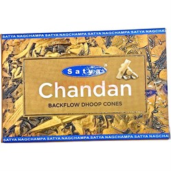 Благовония конусы Satya Chandan 10 шт/упаковка - фото 214759