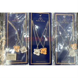 Парные подвески (BS-4597) мишки 12 пар/упаковка - фото 215001