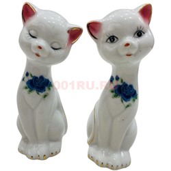 Кошечки из фарфора (KL-333) раздельные 14 см (цена за пару) - фото 215325