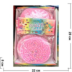 Сквиши Печенье гигант розовое 15 см 6 шт/упаковка - фото 215524