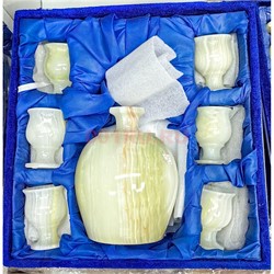 Набор из оникса Графин и 6 бокалов (5x7 дюймов) - фото 215879