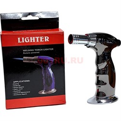 Горелка зажигалка газовая Lighter цвета в ассортименте - фото 216027