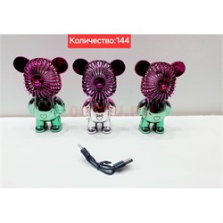 Вентилятор USB мишка 12 шт/упаковка - фото 219353