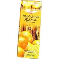 Благовония HEM Cinnamon Orange (корица апельсин) цена за 6 тубусов - фото 220761