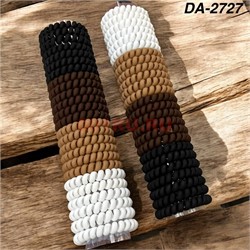 Резинка пружинка (DA-2727) матовая 6 см 100 шт/упаковка - фото 220976