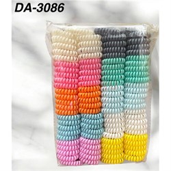 Резинка пружинка 3,5 см (DA-3086) цветная 100 шт/упаковка - фото 220996